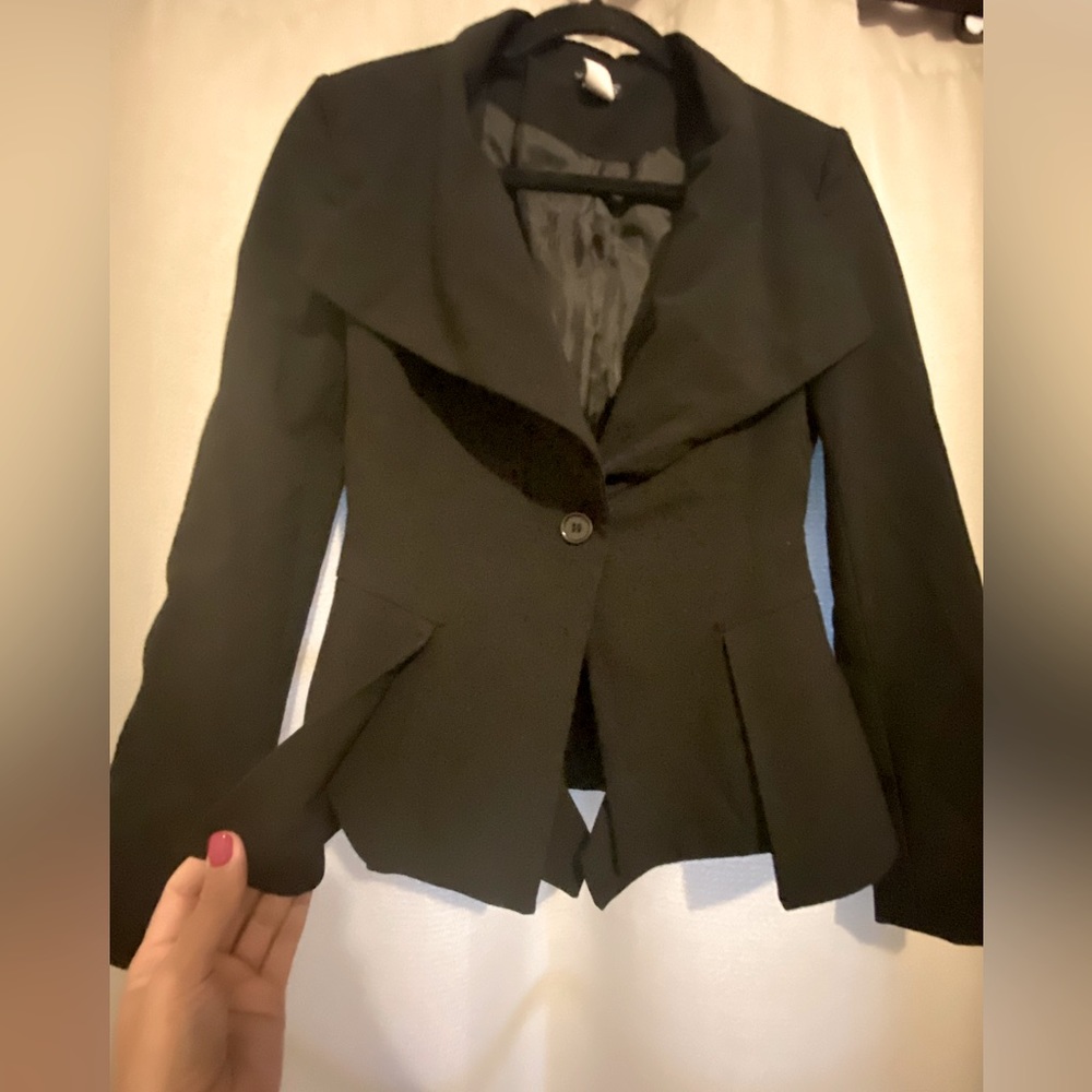 Venus blazer, black size 4 - Picture 3 of 6